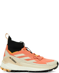 adidas Originals Orange And Wander Edition Free Hiker 20 Sneakers