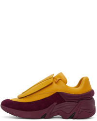 Raf Simons Yellow Purple Antei Sneakers
