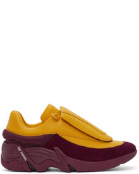 Raf Simons Yellow Purple Antei Sneakers