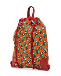 Gucci Gg Wallpaper Drawstring Backpack