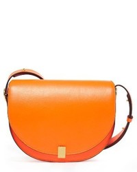 Victoria Beckham Half Moon Box Shoulder Bag Orange