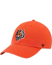 '47 Orange Cincinnati Bengals Secondary Clean Up Adjustable Hat
