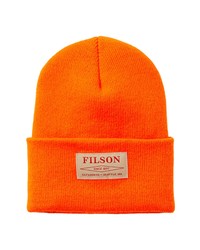 Filson Ballard Watch Cap In Blaze Orange At Nordstrom
