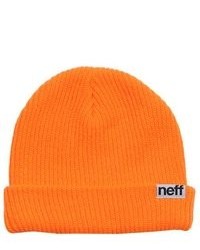 Neff Fold Ski Snowboard Beanie Orange