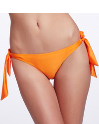 Orange Low Waist Bandage Bikini Pant