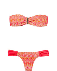 BRIGITTE Knit Bandeau Bikini Set