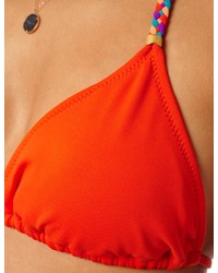 Lazul Orange Nubia Triangle Bikini Top