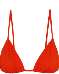 Eres Les Essentiels Mouna Triangle Bikini Top Bright Orange