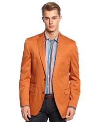 Tallia Orange Orange Slim Fit Blazer