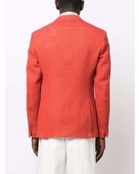 Etro Woven Single Breasted Suit Jacket