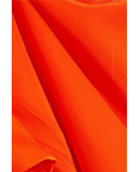 Equipment Hartley Washed Silk Top Orange