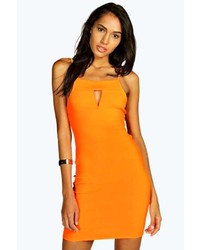Boohoo Lucy Wire Cutout Strappy Bodycon Dress