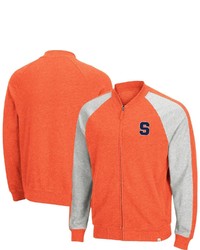 Colosseum Orange Syracuse Orange Do It With Style Raglan Full Zip Jacket At Nordstrom