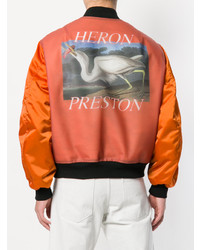 Heron Preston Two Tone Bomber Jacket