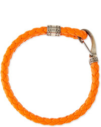 John Hardy Classic Chain Hook Station Bracelet Orange