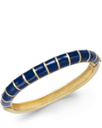 Charter Club Erwin Pearl Atelier For Gold Tone Striped Hinged Bangle Bracelet Only At Macys