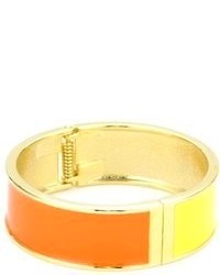 Adia Kibur Gold Plated And Colored Enamel Cuff Bracelet 75