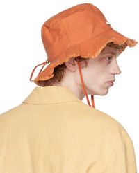 Jacquemus Orange Le Bob Artichaut Bucket Hat