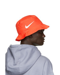Nike Red Stussy Edition Bucket Hat