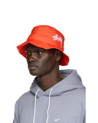 Nike Red Stussy Edition Bucket Hat