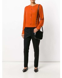Theory Button Front Blouse