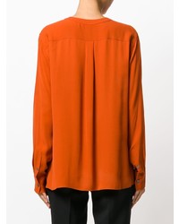 Theory Button Front Blouse