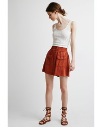 Forever 21 Contemporary Button Front Pocket Skirt