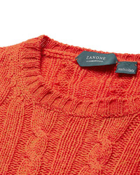 Incotex Cable Knit Virgin Wool Sweater