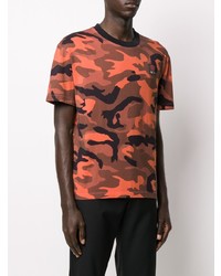 McQ Swallow Camouflage Print T Shirt