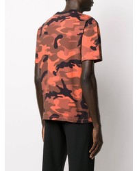McQ Swallow Camouflage Print T Shirt