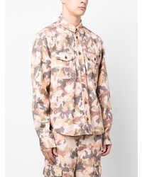 Isabel Marant Camouflage Print Cotton Shirt