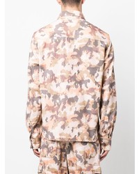Isabel Marant Camouflage Print Cotton Shirt