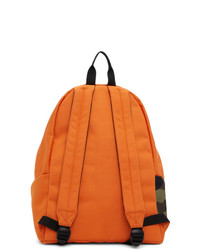 BAPE Orange And Khaki Camo Shark Day Backpack