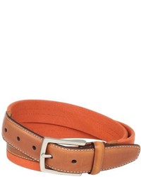 Dockers 30mm Canvas Belt With Leather Trim
