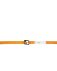 Heron Preston Orange Magnetic Tape Belt