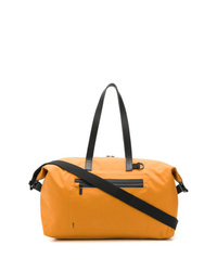 Orange Canvas Duffle Bag