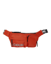 Hugo Orange Reverse Logo Belt Bag