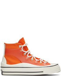 Converse Orange Chuck 70 Utility Sneakers