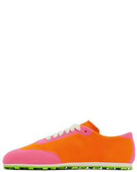 Marni Pink Orange Pebble Sneakers