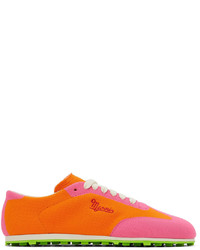 Marni Pink Orange Pebble Sneakers