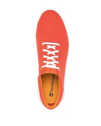 Timberland Textured Finish Lace Up Sneakers