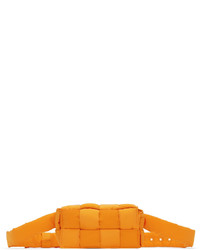 Bottega Veneta Orange Cassette Messenger Bag