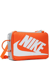 Nike Orange Grey Shoe Box Pouch