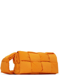 Bottega Veneta Orange Medium Tech Cassette Messenger Bag