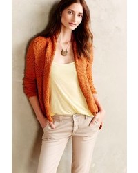 Anthropologie Knitted Knotted Switch Stitch Cardigan