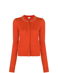 Carven Stitched Collar Fitted Cardigan