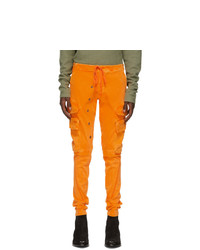 Greg Lauren Orange Army Cargo Pants