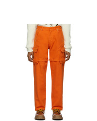Jacquemus Orange Le Pantalon Peche Trousers