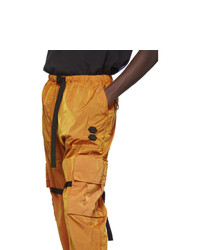 Off-White Orange Parachute Cargo Pants