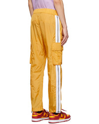 Palm Angels Yellow Track Cargo Pants